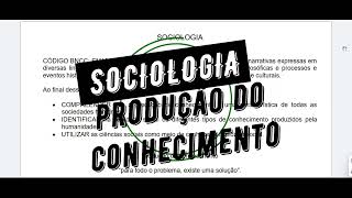 Aula de sociologia produção do conhecimento [upl. by Kaleena]