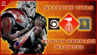 TRUE GRENADE SPAM Solar Titan’s are here   Ashen Wake Fusion Build [upl. by Raab766]