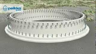 Peikkos Wind Turbine Foundation Concept [upl. by Suehtomit]