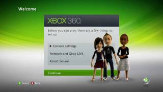 Getting Started With Kinect  Settings and Xbox LIVE [upl. by Lenad]