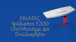 Demontage  Montage der FRIATEC Drückerplatte F200 [upl. by Aicnatsnoc]