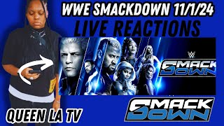 WWE SMACKDOWN 11124 LIVE STREAM LIVE REACTIONS [upl. by Hsilgne]