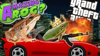 Som GTA Med Grodor  Med Ufosxm The Amazing frog [upl. by Guillemette]