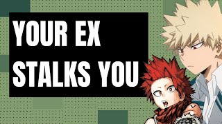 Your ex stalks you  Kiribaku x listener [upl. by Olney735]