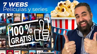 7 webs para ver películas y series GRATIS 2023 [upl. by Ennael]