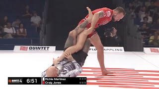 Craig Jones vs Richie Martinez  QUINTET4 [upl. by Range761]