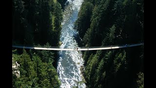 Vancouvers North Shore Experience the magic of Capilano Bridge in the Spring Naturally [upl. by Vasya]