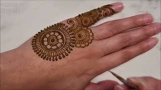 Try This simple Easy Henna design for Eid [upl. by Amoritta]