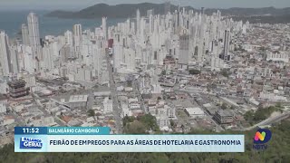 Oportunidades de trabalho em Balneário Camboriú feirão na hotelaria [upl. by Grady]