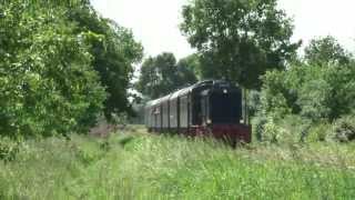 V36 412 Harsewinkel  Bad Laer auf der Teutoburger Waldeisenbahn TWE 16062013 [upl. by Nywles]