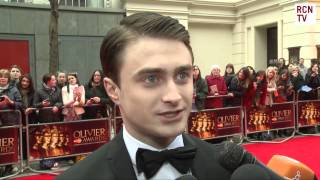 Daniel Radcliffe Interview  New Films amp Theatre  Olivier Awards 2013 [upl. by Tiphanie614]