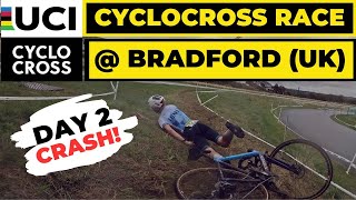 DAY 2 of UCI CYCLOCROSS RACE  BRADFORD UK  GoPro hero 12 BIKE FOOTAGE  4K 60 fps [upl. by Haldan]