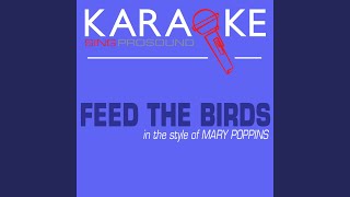 Feed the Birds Karaoke Lead Vocal Demo [upl. by Arratal500]