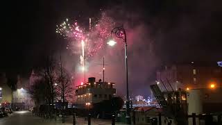 Edinburgh fireworks 1 January 2022 [upl. by Julieta858]