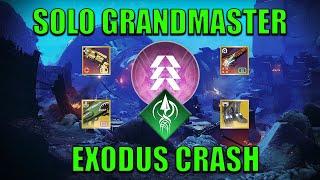 Solo NEW Exodus Crash Grandmaster Nightfall  Prismatic Hunter Platinum 2057 Destiny 2 [upl. by Nnaitak]