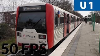 Hamburg Ubahn Metro Ride on U1 with DT3 GroßhansdorfVolksdorfFarmsen [upl. by Kuehn]