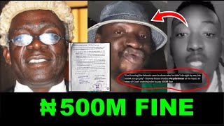 😲 VERY DARK MAN to Pay ₦500M Court Fine for Defaming Falana and Falz  Dammy Krane Mocks VDM😢 [upl. by Nnauol107]