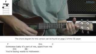 How to play Holocene with Bon Iver Ukulele lesson [upl. by Floeter]