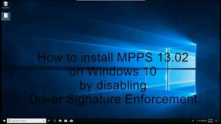 How to install MPPS 1302 on Windows 10 [upl. by Enenej168]