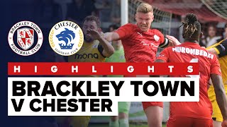 HIGHLIGHTS Brackley Town 31 Chester  Saturday 13th April 2024 [upl. by Annodahs]