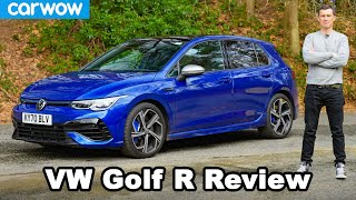 VW Golf R 2021 review see how quick it really is 060mph [upl. by Sachi498]