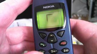 Nokia 6110 playing 2 player quotSnakequot with a Nokia 6150 [upl. by Shedd538]