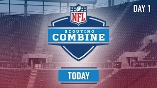 NFL Combine Today  Day 1 [upl. by Wier]