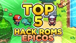 TOP 5 HACK ROMS POKEMON COMPLETOS en ESPAÑOL para GBA [upl. by Atiuqiram446]