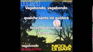 Vagabondo  Nicola Di Bari  karaoke [upl. by Lopez]