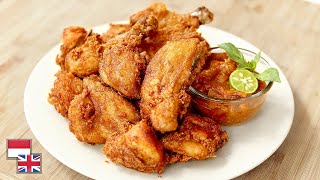 Resep AYAM GORENG Favorit Keluarga 5 Bahan Saja Rasa Bintang 5 [upl. by Hazaki132]