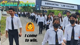 Siddhartha law college dehradun students on clean Drive mission  safai abhiyan [upl. by Batruk767]