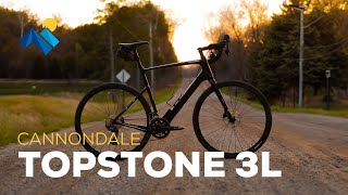 Cannondale Topstone 3L Gravel Bike Review [upl. by Allerie298]