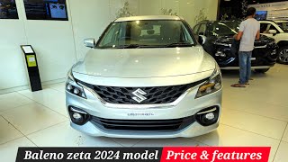 New Maruti Suzuki Baleno zeta 2024 model  value for money  Boywithbikes baleno balenozeta [upl. by Christophe]