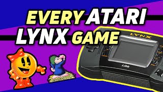 Atari Lynx 1989 Library  Trying all 71 Games [upl. by Lynch]