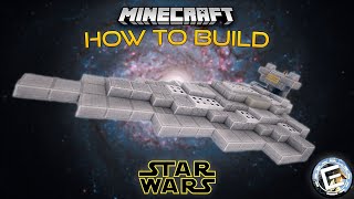 Imperial Star Destroyer  Minecraft Star Wars tutorial [upl. by Erleena]