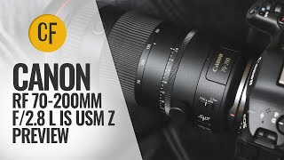 Canon RF 70200mm f28 L IS USM Z lens preview [upl. by Len]