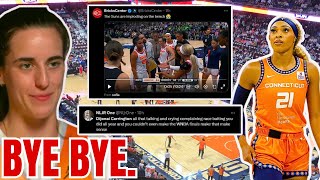 Dijonai Carrington gets DRAGGED as Connecticut Sun MELTDOWN in WNBA Playoff Elimination Loss [upl. by Nnoved985]