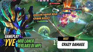 GAMEPLAY YVE TERBARU  BUILD amp EMBLEM TERSAKIT BIAR MAKIN GACOR  MOBILE LEGENDS 2024 [upl. by Ehsiom]