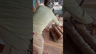 Babool ka palang banana easy woodwork short video [upl. by Eeramit]