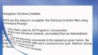 Error 1935 Fix error 1935 windows 7 [upl. by Ynohtnacram264]