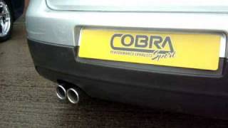 VW Golf Mk5 TDI Performance Exhaust by Cobra Sport Exhausts [upl. by Annekam]