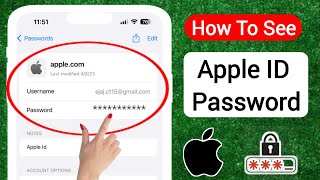 How To See Your Apple ID Password on iphone 2024  How To See Apple ID Password if You Forgot it [upl. by Krenn]