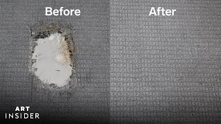 How A Professional Seamlessly Repairs Holes In Carpet [upl. by Mirisola459]