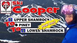 Ski Cooper Leadville Colorado Piney Basen Shamrock Runs [upl. by Iglesias]