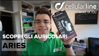 Recensione auricolari wireless Aries by Jakidale  Cellularline MoreOfYou [upl. by Ayotnom]