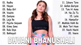 Dhvani Bhanushali NEW SONGS 2021  Dhvani Bhanushali ALL BEST SONGS 2021 [upl. by Abbi]