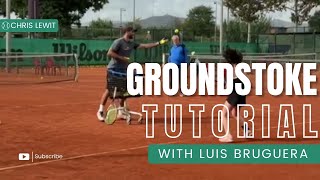 Spanish Groundstroke Training Under the Watchful Eye of Legend Luis Bruguera [upl. by Nial666]