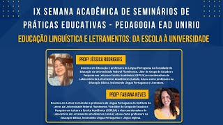 IX Semana Acadêmica Seminários de Práticas Educativas [upl. by Tierza]