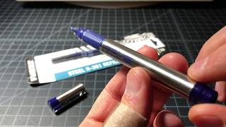 Classic Rollerball Zebra R301 Stainless Steel Refillable Pen [upl. by Anneuq]