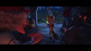 SECRET MAGIC CONTROL AGENCY Animation movie babayagas house last scene [upl. by Arag]